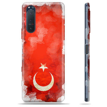 Sony Xperia 5 II TPU Cover - Tyrkisk Flag