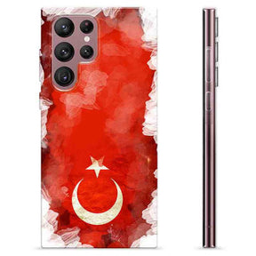 Samsung Galaxy S22 Ultra 5G TPU Cover - Tyrkisk Flag