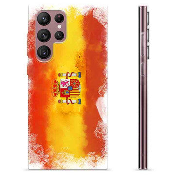 Samsung Galaxy S22 Ultra 5G TPU Cover - Spansk Flag