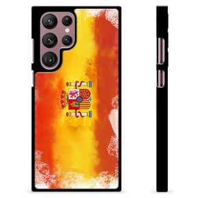 Samsung Galaxy S22 Ultra 5G Beskyttelsescover - Spansk Flag