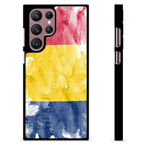 Samsung Galaxy S22 Ultra 5G Beskyttelsescover - Rumænsk Flag