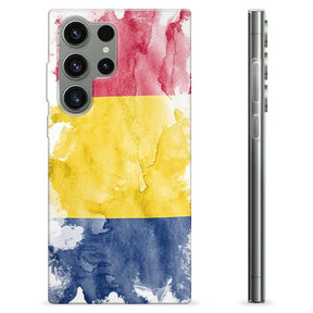 Samsung Galaxy S23 Ultra 5G TPU Cover - Rumænsk Flag