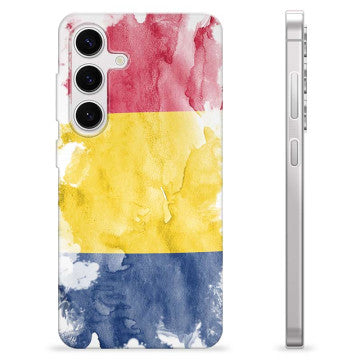 Samsung Galaxy S24 TPU Cover - Rumænsk Flag