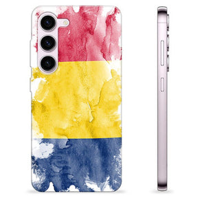 Samsung Galaxy S23 5G TPU Cover - Rumænsk Flag