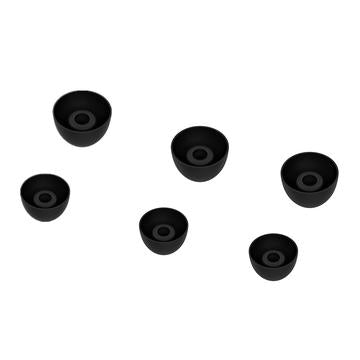 6 stk. udskiftelige ørepropper Bløde silikone-øretelefonhætter til Samsung Galaxy Buds2 - Sort