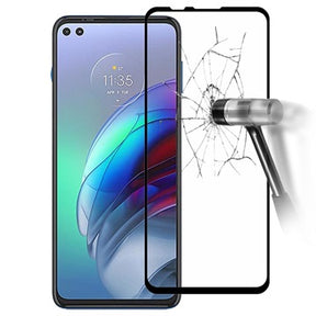 9D Full Cover Motorola Moto G100 Skærmbeskyttelse Hærdet Glas - 9H, 0.3mm - Sort