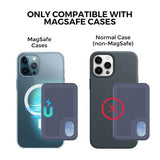 AhaStyle PT133-B Magnetisk silikone-telefonkortholder - blå