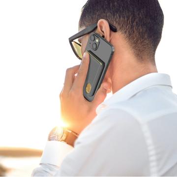 AhaStyle PT133-B Magnetisk telefonkortholder i silikone - grå