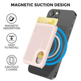 AhaStyle PT133-B Magnetisk telefonkortholder i silikone - pink