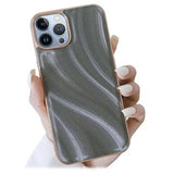 Abstract Series iPhone 14 Pro Max Dækket TPU Cover - Grå
