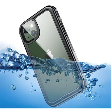 Active Series IP68 iPhone 14 Plus Vandtæt Taske - Sort