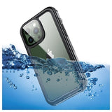 Active Series IP68 iPhone 14 Pro Max Vandtæt Taske - Sort
