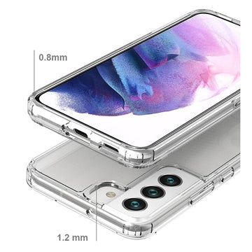 Samsung Galaxy S22 5G Ridsefast Hybrid Cover - Krystalklar