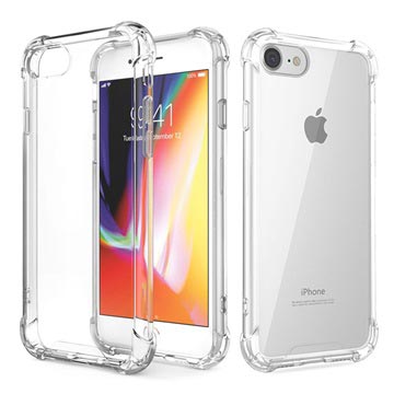 Ridsefast iPhone 7/8/SE (2020)/SE (2022) Hybrid Cover - Krystalklar