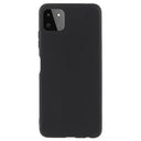 Anti-Fingeraftryk Mat Samsung Galaxy A22 5G, Galaxy F42 5G TPU Cover - Sort