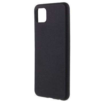 Anti-Fingeraftryk Mat Samsung Galaxy A22 5G, Galaxy F42 5G TPU Cover - Sort