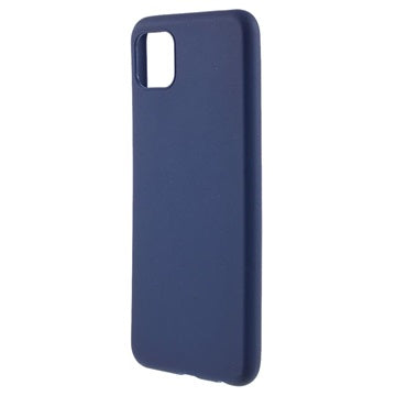 Anti-Fingeraftryk Mat Samsung Galaxy A22 5G, Galaxy F42 5G TPU Cover - Mørkeblå