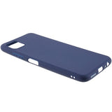 Anti-Fingeraftryk Mat Samsung Galaxy A22 5G, Galaxy F42 5G TPU Cover - Mørkeblå