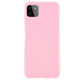 Anti-Fingeraftryk Mat Samsung Galaxy A22 5G, Galaxy F42 5G TPU Cover - Pink