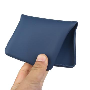 Anti-Fingeraftryk Mat Samsung Galaxy A52 5G TPU Cover - Mørkeblå