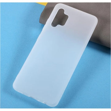 Samsung Galaxy A32 (4G) Anti-Fingeraftryk Mat TPU Cover - Gennemsigtig