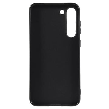 Samsung Galaxy S23 5G Anti-Fingeraftryk Mat TPU Cover - Sort