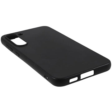 Samsung Galaxy S23 5G Anti-Fingeraftryk Mat TPU Cover - Sort
