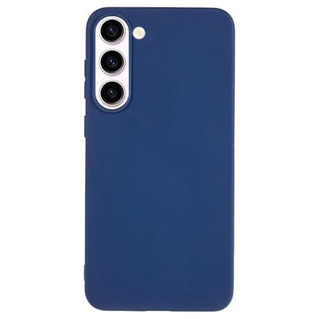 Samsung Galaxy S23 5G Anti-Fingeraftryk Mat TPU Cover - Blå