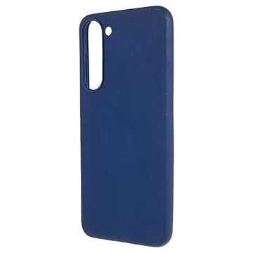 Samsung Galaxy S23 5G Anti-Fingeraftryk Mat TPU Cover - Blå