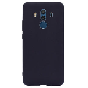 Anti-Fingeraftryk Mat Huawei Mate 10 Pro TPU Cover - Sort