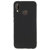 Anti-Fingeraftryk Mat Huawei P20 Lite TPU Cover - Sort