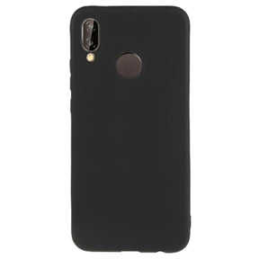 Anti-Fingeraftryk Mat Huawei P20 Lite TPU Cover - Sort
