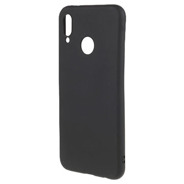 Anti-Fingeraftryk Mat Huawei P20 Lite TPU Cover - Sort