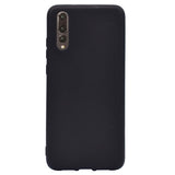 Anti-Fingeraftryk Mat Huawei P20 Pro TPU Cover - Sort