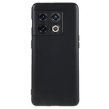 Anti-Fingeraftryk Mat OnePlus 10 Pro TPU Cover - Sort