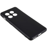 Anti-Fingeraftryk Mat OnePlus 10 Pro TPU Cover - Sort