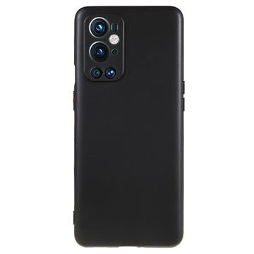 Anti-Fingeraftryk Mat OnePlus 9 Pro TPU Cover - Sort