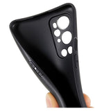 Anti-Fingeraftryk Mat OnePlus 9 Pro TPU Cover - Sort