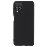 Anti-Fingeraftryk Mat Samsung Galaxy A12 TPU Cover - Sort