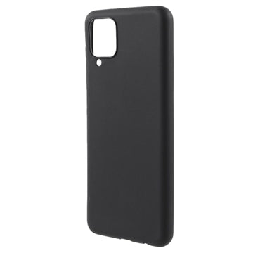 Anti-Fingeraftryk Mat Samsung Galaxy A12 TPU Cover - Sort