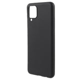 Anti-Fingeraftryk Mat Samsung Galaxy A12 TPU Cover - Sort