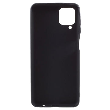 Anti-Fingeraftryk Mat Samsung Galaxy A12 TPU Cover - Sort