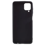 Anti-Fingeraftryk Mat Samsung Galaxy A12 TPU Cover - Sort