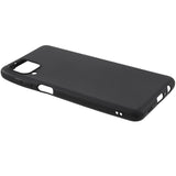Anti-Fingeraftryk Mat Samsung Galaxy A12 TPU Cover - Sort
