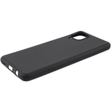 Anti-Fingeraftryk Mat Samsung Galaxy A12 TPU Cover - Sort