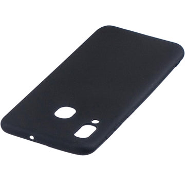 Anti-Fingeraftryk Mat Samsung Galaxy A40 TPU Cover - Sort