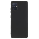 Anti-Fingeraftryk Mat Samsung Galaxy A51 TPU Cover - Sort