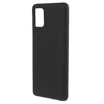Anti-Fingeraftryk Mat Samsung Galaxy A51 TPU Cover - Sort