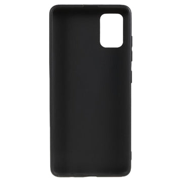 Anti-Fingeraftryk Mat Samsung Galaxy A51 TPU Cover - Sort