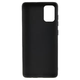 Anti-Fingeraftryk Mat Samsung Galaxy A71 TPU Cover - Sort